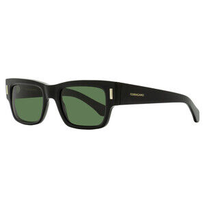 Ferragamo Rectangular Rivet Sunglasses SF2011S 001 Black 53mm